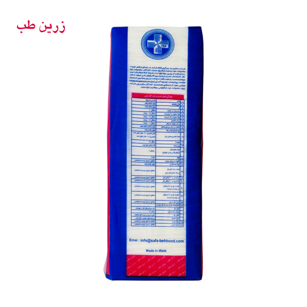 گاز غیر استریل ساده 10 * 10 سانت 8 لایه نخ 20 پانصد گرمی