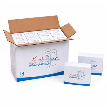 رول پنبه بزرگسال 1 کارتن (14 بسته 420 عددی)