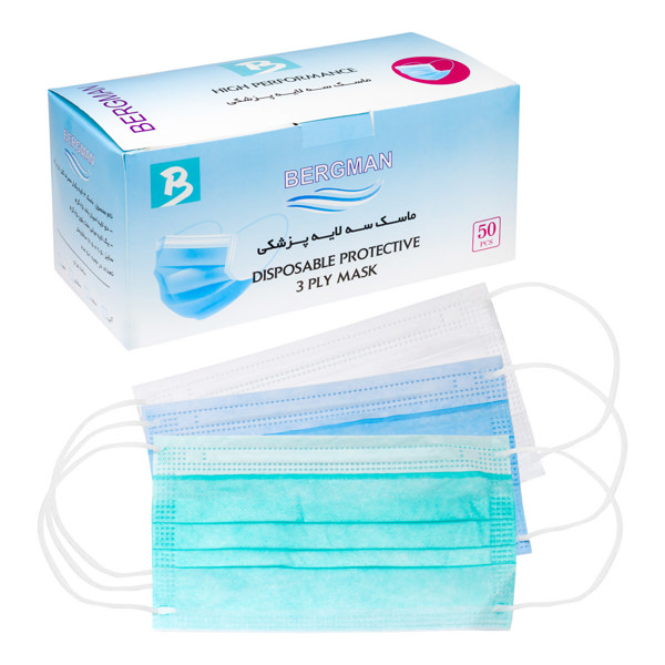 ماسک سه لایه 50 عددی